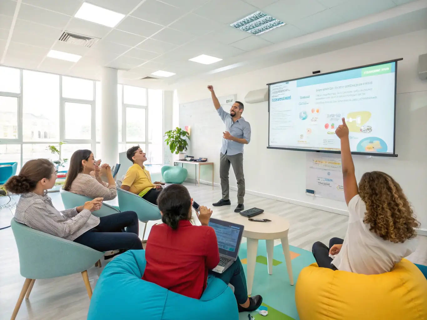 A training session focused on digital tools and best practices for business professionals.