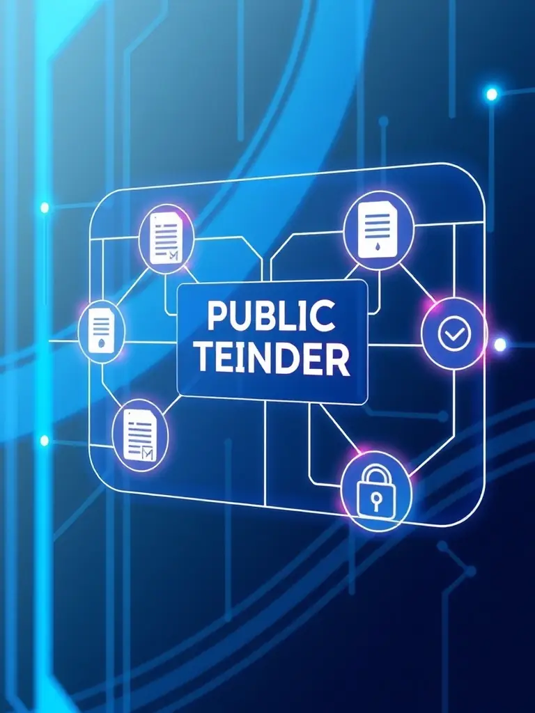 An image representing a digital public tender process, highlighting the importance of compliance in digital markets.