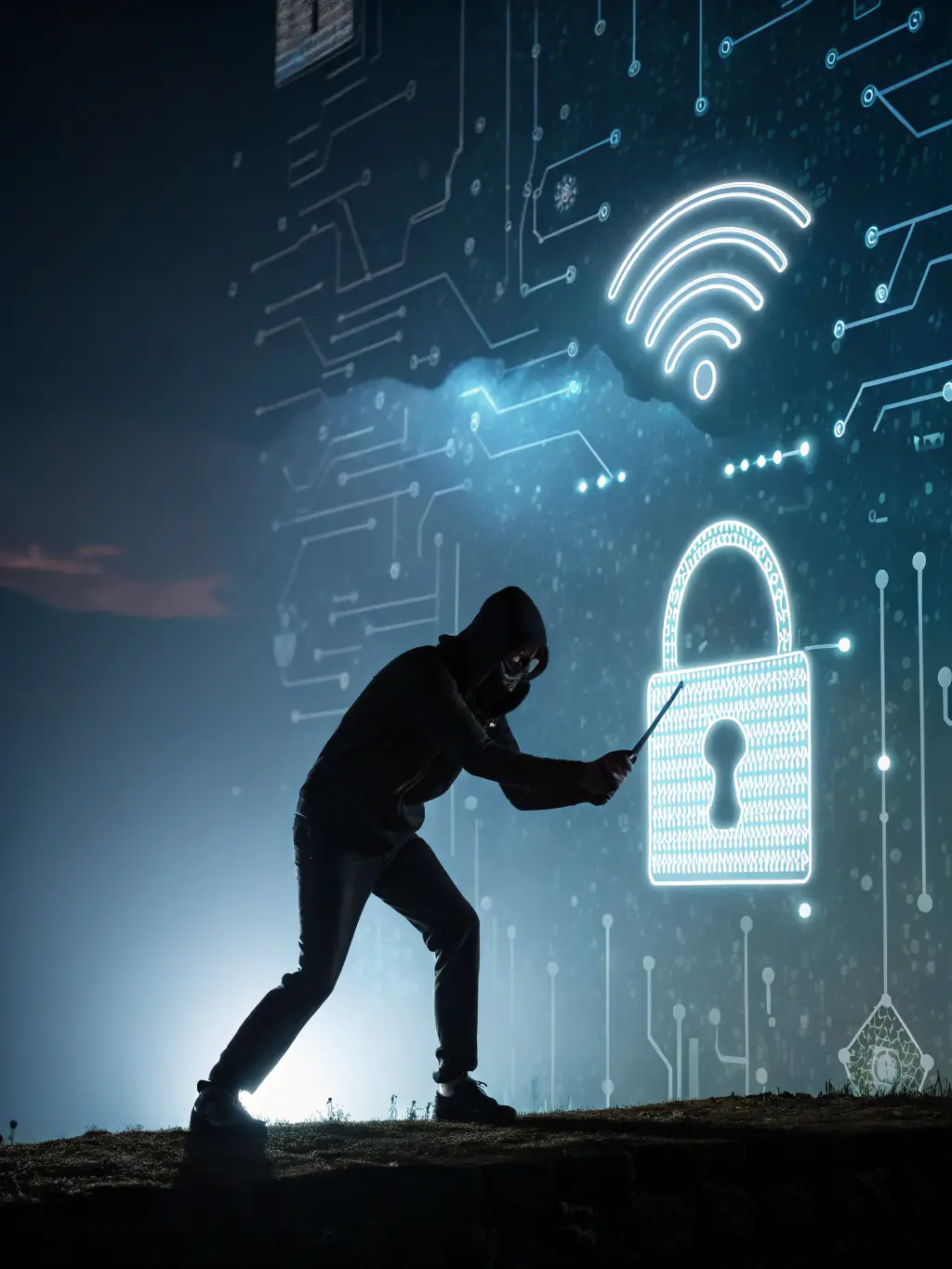 A graphic illustrating the profile of a ransomware attack group, including their tactics, techniques, and procedures (TTPs), used for analysis and understanding of the threat actor.