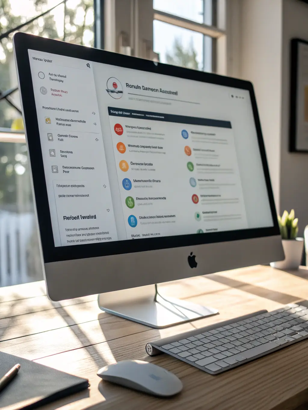 An image showing the process of content remediation, with harmful online content being removed and replaced with accurate information.