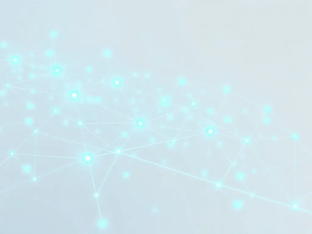 A digital illustration depicting a network of interconnected nodes representing online activity, with a magnifying glass focusing on specific nodes to symbolize monitoring and analysis.