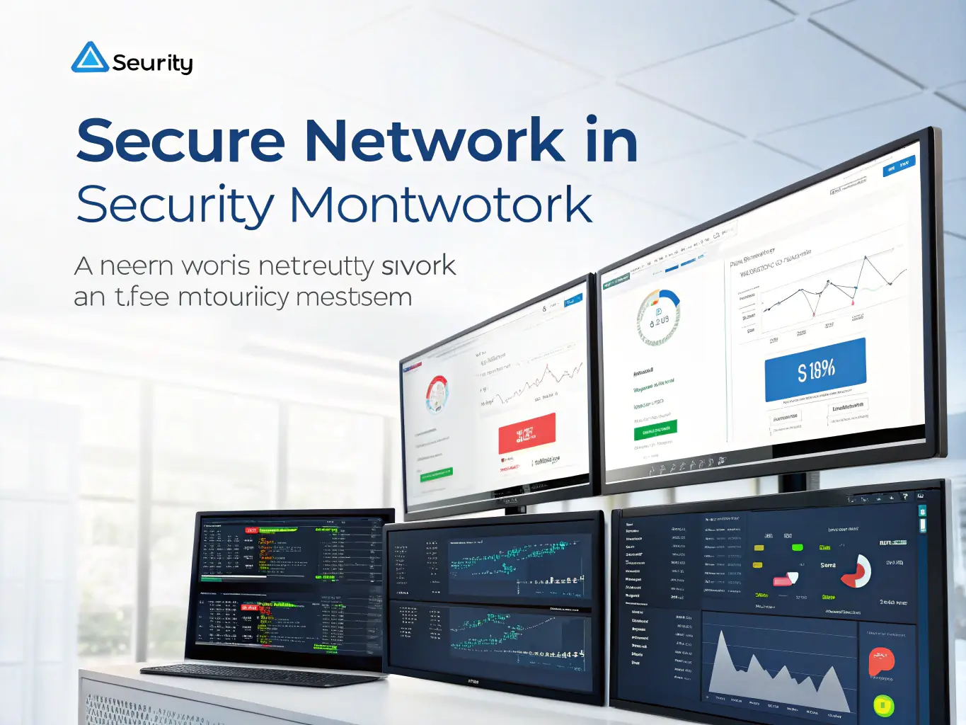 An illustration of network logs being analyzed, with highlighted anomalies indicating potential security incidents.